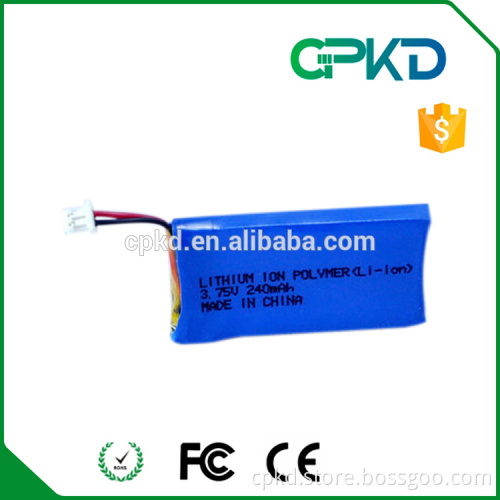 100% compitable wireless headset battery 052050 lipo 3.7v battery for CS50